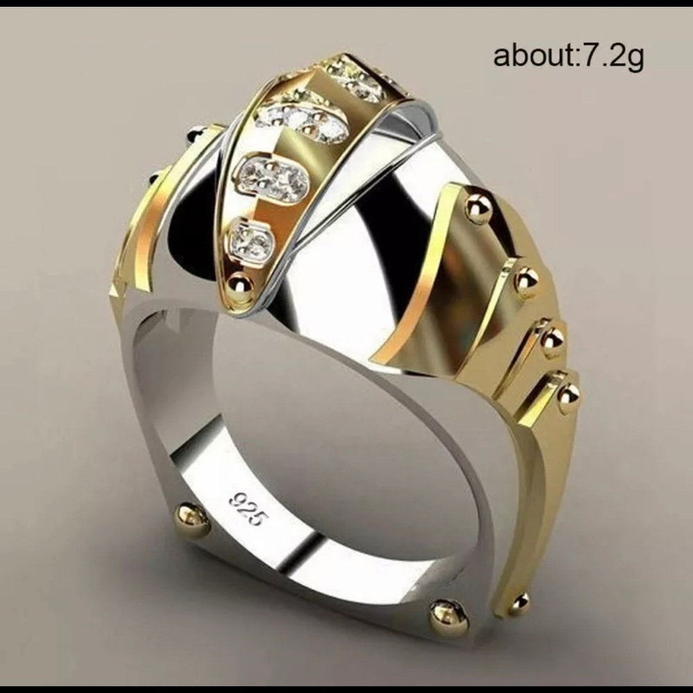 NEW Creative Fish-mouth Silver Yellow Gold Plated